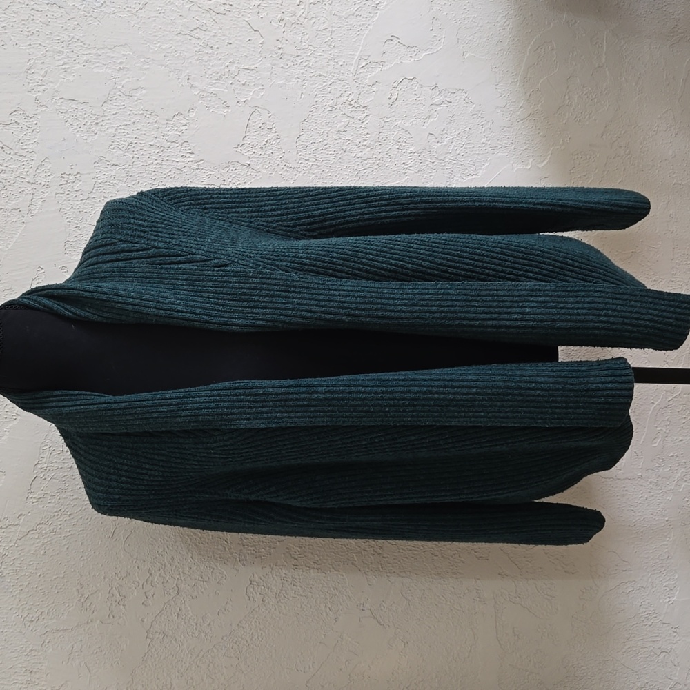 Hunter green cardigan